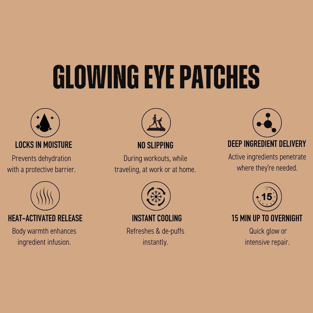 Glowing Eye Patches (5 Paar)